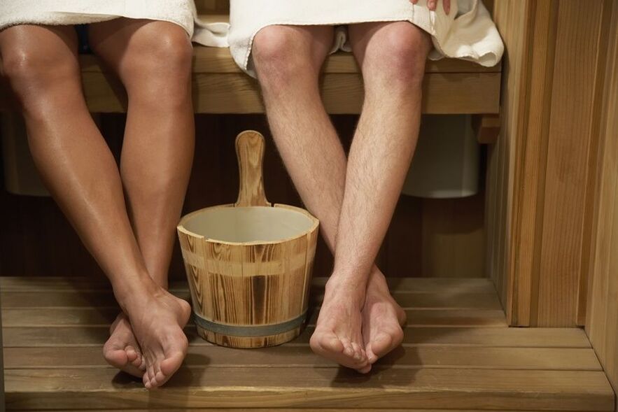 infestation of warts in the sauna