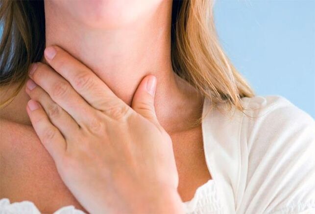 sore throat with papillomatosis of the larynx